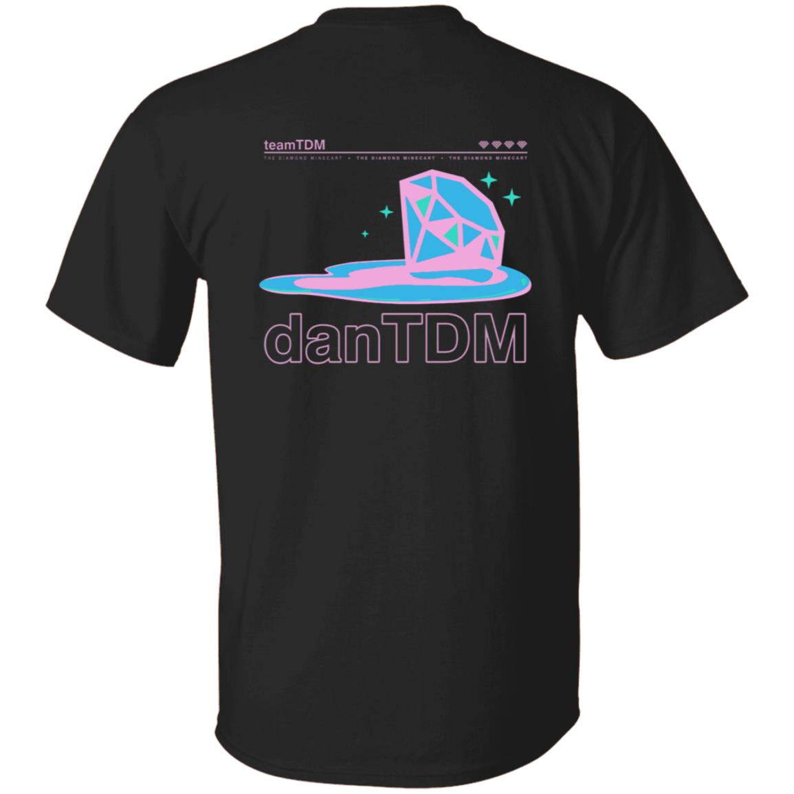 DanTDM Merch Store Shop Melting Diamond T Shirt DanTDM Merch Store Shop Melting Diamond T Shirt