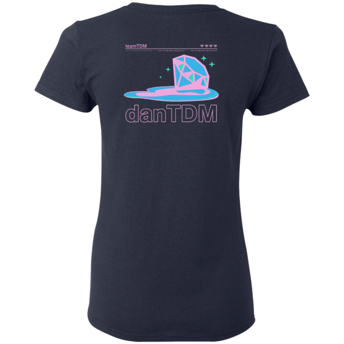 DanTDM Merch Store Shop Melting Diamond T Shirt DanTDM Merch Store Shop Melting Diamond T Shirt