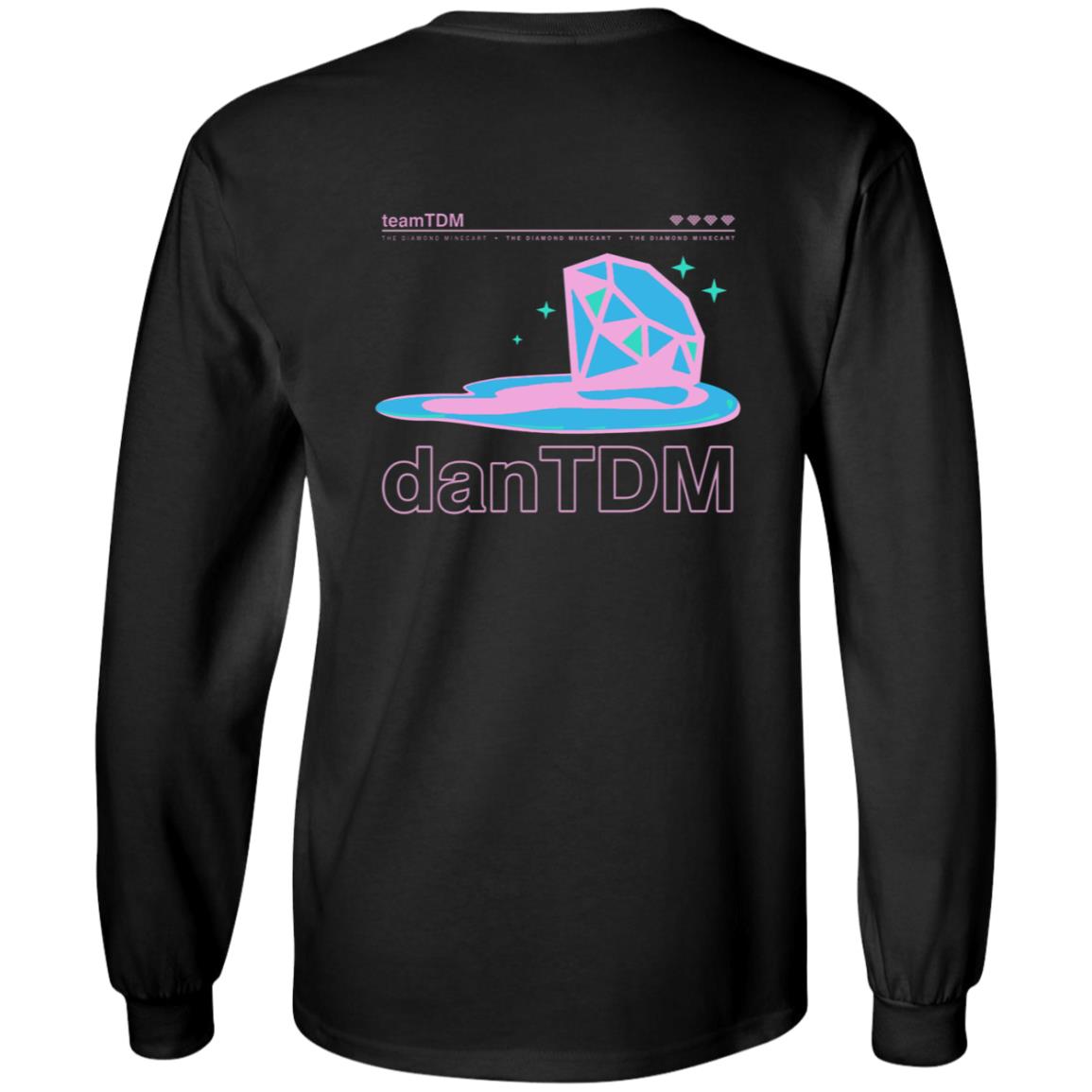 DanTDM Merch Store Shop Melting Diamond T Shirt DanTDM Merch Store Shop Melting Diamond T Shirt