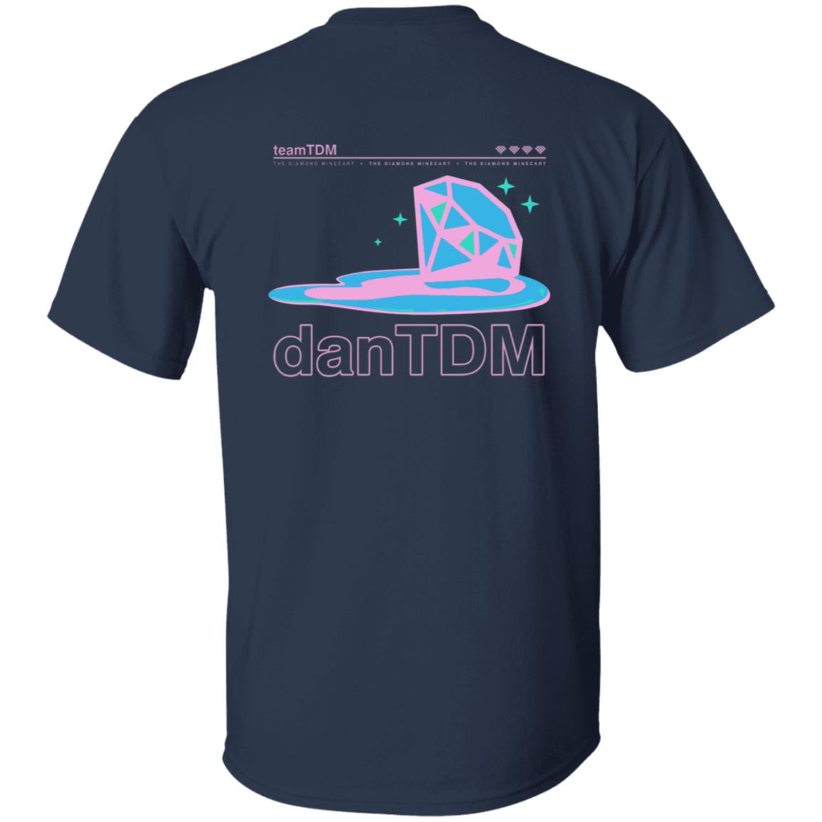 DanTDM Merch Store Shop Melting Diamond T Shirt DanTDM Merch Store Shop Melting Diamond T Shirt