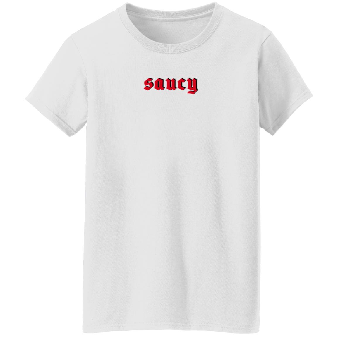 Megan Thee Stallion x Popeyes Merch Saucy Unisex Long Sleeve Shirt Megan Thee Stallion x Popeyes Merch Saucy Unisex Long Sleeve Shirt