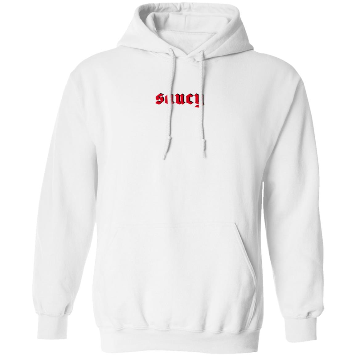 Megan Thee Stallion x Popeyes Merch Saucy Unisex Long Sleeve Shirt Megan Thee Stallion x Popeyes Merch Saucy Unisex Long Sleeve Shirt