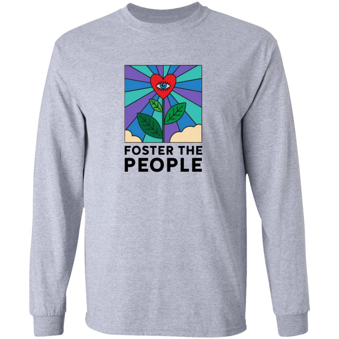 Foster The People Merch Flower Crewneck Foster The People Sweatshirt Foster The People Merch Flower Crewneck Foster The People Sweatshirt